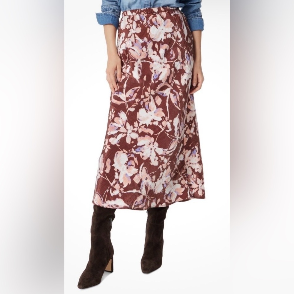 Sam Edelman Floral Midi Skirt